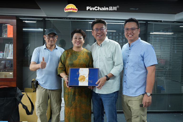 Sunshine Malaysia Visits Pinchain Machinery for Bakery Equipment and Wafer Roll Production Technology Exchange